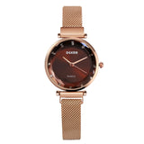 Geneva Designer Diamond Quartz Gold Wrist Watch