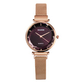 Geneva Designer Diamond Quartz Gold Wrist Watch