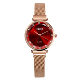 Geneva Designer Diamond Quartz Gold Wrist Watch