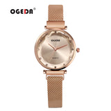 Geneva Designer Diamond Quartz Gold Wrist Watch