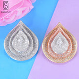 29*34 mm Fashion Nigerian Teardrop Drop Brooches