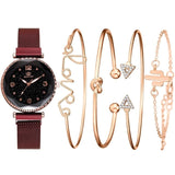 Starry Sky Magnet Watch Buckle Fashion Bracelet Wristwatch