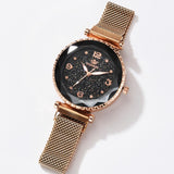 Starry Sky Magnet Watch Buckle Fashion Bracelet Wristwatch