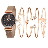 Starry Sky Magnet Watch Buckle Fashion Bracelet Wristwatch