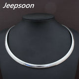 Stainless Steel Jewelry Fashion Romantic Plated gold color Torques Necklaces