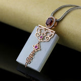 925 Sterling Silver stone  Pendant