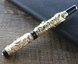 AAA JINHAO brand gray double Dragon embossment roller ball pen