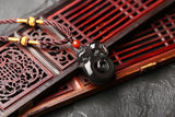 Beautiful and colorful obsidian carved Chinese dragon pixiu Pendant necklace