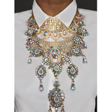 Multicolor Charm Bohemian Wedding Shiny Choker Necklace