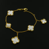 personality fashion pop bracelet exquisite four-leaf clover