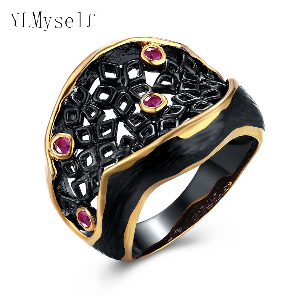 Black vintage jewelry Ring