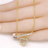 Boshuolin Juicy Peach Beloved Heart  Necklace