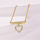 Boshuolin Juicy Peach Beloved Heart  Necklace