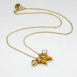 Boshuolin Juicy Small Yellow Dog Doll Zirconium Shi Aixin Necklace