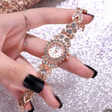 Bracelet Watch Women Fashion Luxury Designer Dress High Quality Stainless Steel Strap Silver Gold Rose Gold Quartz Wristwatch #W