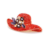 CINDY XIANG Rhinestone Hat Brooches