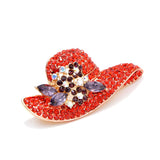 CINDY XIANG Rhinestone Hat Brooches