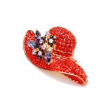 CINDY XIANG Rhinestone Hat Brooches
