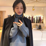 Charms Punk Golden Knot Tassel Clip Earrings