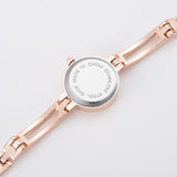 Stainless Steel Chain Wrist Watches Diamond Small Dial Quartz Design