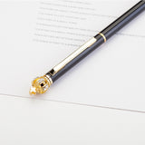 Creative 1.0 mm Cute Kawaii Diamond Pen Golden Crown Ballpoint Pens