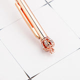 Creative 1.0 mm Cute Kawaii Diamond Pen Golden Crown Ballpoint Pens