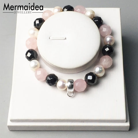 Crystal Freshwater Pearls Bracelet