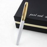 DIKA WEN Blue metal pen Gel pen 0.5mm nib Learn office school stationery Gift Luxury pen hotel business Writing ballpoint pen