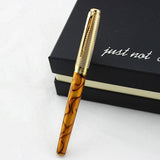 DIKA WEN Matte Black Ink Gold clip Signature Ballpoint Pen