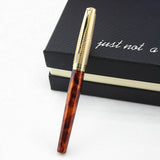 DIKA WEN Matte Black Ink Gold clip Signature Ballpoint Pen