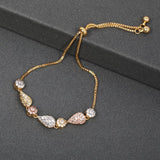 Dazz Designer Plant Pine Nuts 3A Cubic Zircon Pie Opponent Bracelet