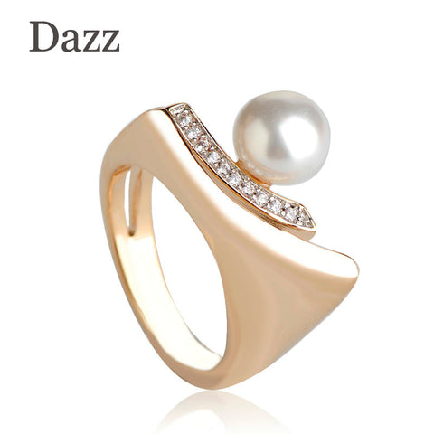 Dazz Elegant Fashion Cubic Zircon Copper Rings