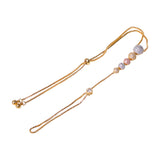 Dazz Exquisite Plant Spherical Zircon Gold Color Bracelet