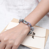 Dazz Luxury Colorful Round Gold Shiny Full Zircon Bracelet Nigerian Wedding Bangle