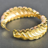 Dazz Luxury Large Drop Earrings 23G Full Rhinestones Zircon