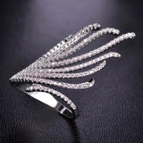 Dazz Personality Punk Tail Shape Rings