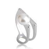 Dazz Special Design Finger Rings Gold Color Simulated Pearl