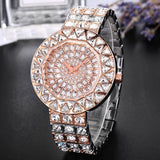 Diamond Waterproof Quartz Ladies Bracelet Watches