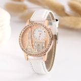 Gogoey Rhinestone Quartz Wristwatch