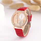 Gogoey Rhinestone Quartz Wristwatch