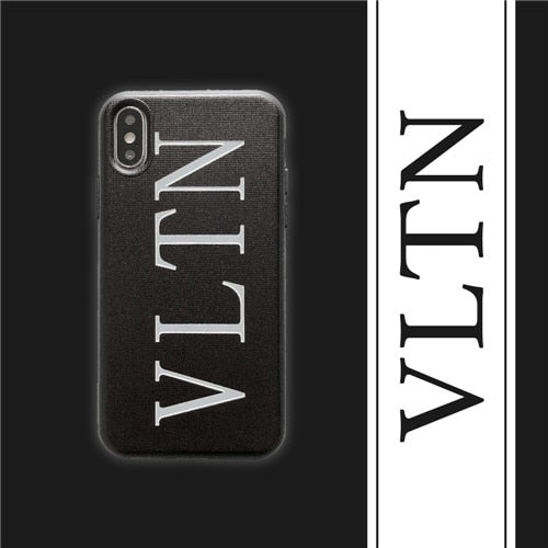 Dots plaid pattern soft silicone case for iphone brand 8 7 6 6s plus tide leather skin relief cover for iphone x xr xs max cases