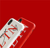 Dots plaid pattern soft silicone case for iphone brand 8 7 6 6s plus tide leather skin relief cover for iphone x xr xs max cases