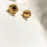 European Hugely Popular Gold Stud Earrings