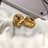 European Hugely Popular Gold Stud Earrings