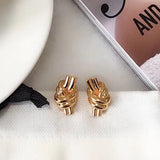 European Hugely Popular Huge Gold Stud Earrings
