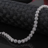 European and American Fashion Jewelry Explosion Models Round  AAA Zircon Bracelets