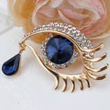Factory Direct Sale Blue Eye Brooch Pin