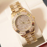 Diamond quartz bracelet women wrist watches