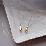 Fashion Brand Designer Classical minimalism Gold Tassel Earring