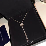 Fashion Brand Necklace Pendant  Luxury 925 Sterling Silver Fine Jewelry